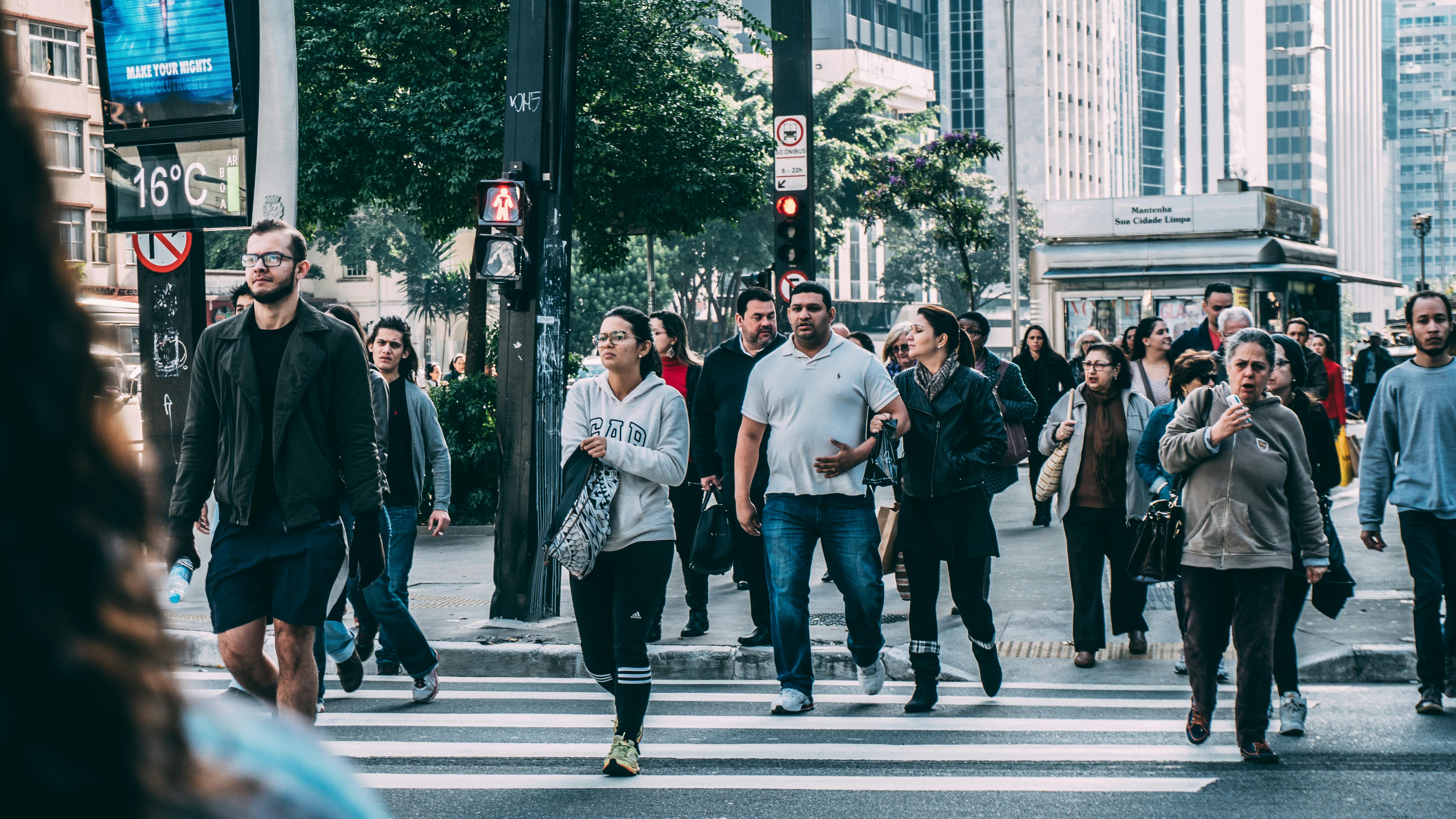 https://www.pexels.com/photo/people-walking-on-pedestrian-lane-during-daytime-109919/